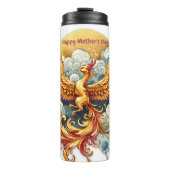 Phoenix in den Wolken glücklich Muttertag | Thermosbecher (Vorderseite)