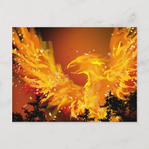 Phoenix in der Flugpostkarte Postkarte