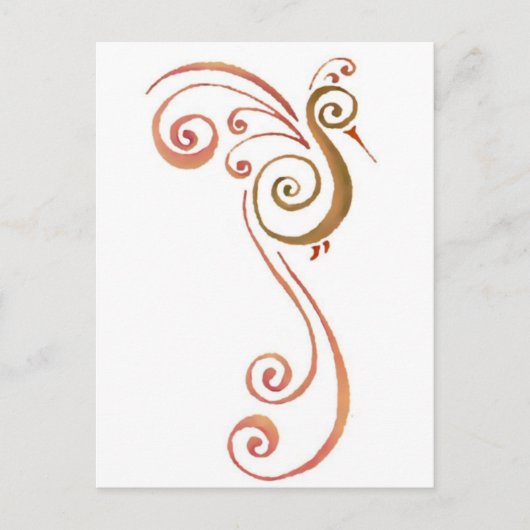 Phoenix in Erholung Postkarte (Vorderseite)