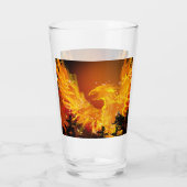 Phoenix in Flight Glass Tumbler (Rückseite)