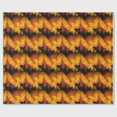 Phoenix in Flight Tile Wrapping Paper Geschenkpapier (Flach)