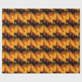 Phoenix in Flight Tile Wrapping Paper Geschenkpapier