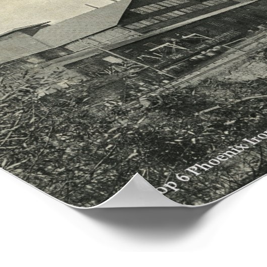 Phoenix Iron Co. Phoenixville PA Poster (Ecke)