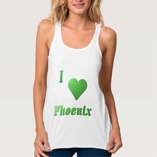 Phoenix — Kelly Green Tank Top (Vorderseite)