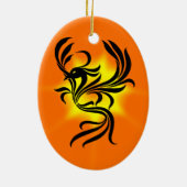 Phoenix Keramik Ornament (Hinten)