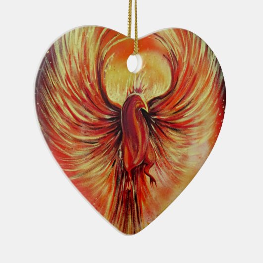 Phoenix Keramik Ornament (Rechts)