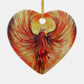 Phoenix Keramik Ornament (Vorne)