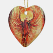 Phoenix Keramik Ornament (Links)