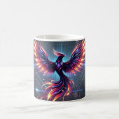 Phoenix Keramik Tasse - Vibranntfuturistisch (Mittel)