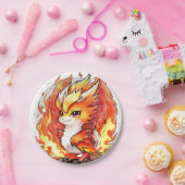 Phoenix-Kindergeburtstag Pappteller (Party)