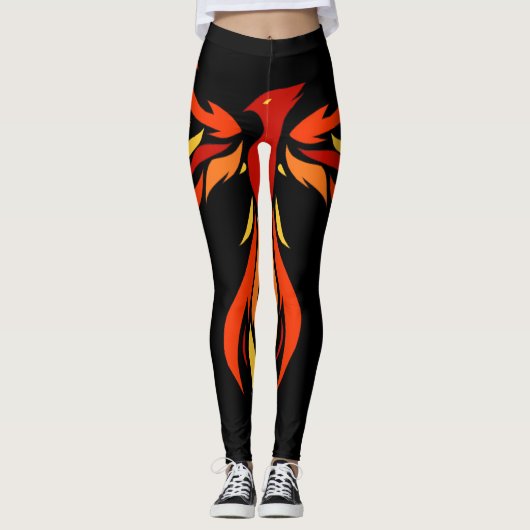 Phoenix-Kraft-Strumpfhosen Leggings (Vorderseite)