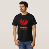 Phoenix-Krieger-Symbol der Überlebensfähigkeit T-Shirt (Vorne ganz)