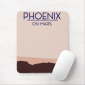 Phoenix-Lander auf dem Mars. Mousepad (Mit Mouse)