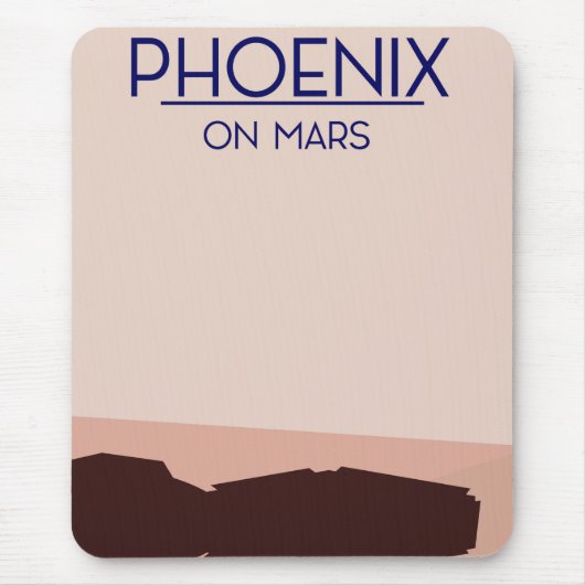 Phoenix-Lander auf dem Mars. Mousepad (Vorne)