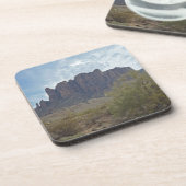 Phoenix Landschaft Superstition Berge Arizona Getränkeuntersetzer (Linke Seite)