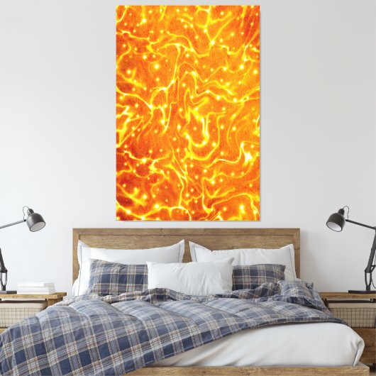 Phoenix Leinwanddruck (Insitu (Schlafzimmer))