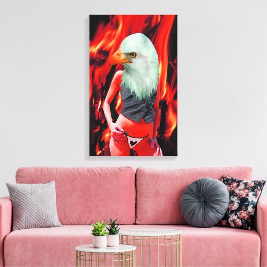 Phoenix Leinwanddruck (Insitu (Wohnzimmer))