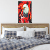 Phoenix Leinwanddruck (Insitu (Schlafzimmer))