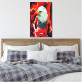 Phoenix Leinwanddruck (Insitu (Schlafzimmer))
