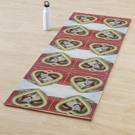 Phoenix-Liebe - Katze/Kitten-Yoga-Matte (1 Seite) Yogamatte (Beispiel)