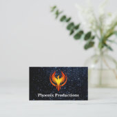 Phoenix-Logo | Weltraum Visitenkarte (Stehend Vorderseite)