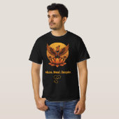 Phoenix Lotus Moon - Endure. Heile. Inspirier. Res T-Shirt (Vorne ganz)