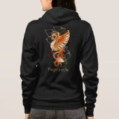 Phoenix machen oben Hoodie Reißverschluss zu (Rückseite)