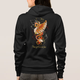 Phoenix machen oben Hoodie Reißverschluss zu