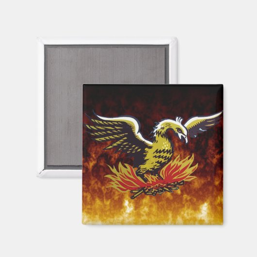 Phoenix Magnet (Vorderseite/Rückseite)