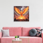 Phoenix Majestique Leinwanddruck (Insitu (Wohnzimmer))