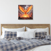 Phoenix Majestique Leinwanddruck (Insitu (Schlafzimmer))