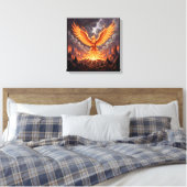 Phoenix Majestique Leinwanddruck (Insitu (Schlafzimmer))