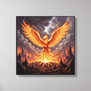 Phoenix Majestique Leinwanddruck