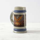 Phoenix Majestique Stein Bierglas (Vorderseite Links)