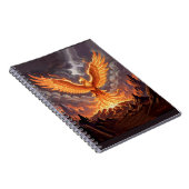 Phoenix Majestique Triptychon-Wandkunst Notizblock (Rechte Seite)