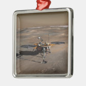 Phoenix Mars Lander 2 Silbernes Ornament (Links)