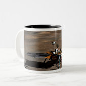 Phoenix Mars Lander 2 Zweifarbige Tasse (Vorderseite Links)