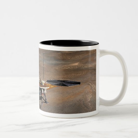 Phoenix Mars Lander 2 Zweifarbige Tasse (Rechts)
