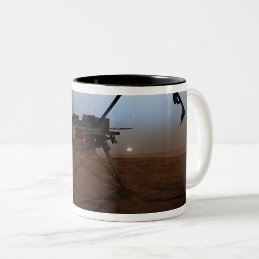 Phoenix Mars Lander 4 Zweifarbige Tasse (VorderseiteRechts)
