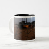 Phoenix Mars Lander 4 Zweifarbige Tasse (Vorderseite Links)