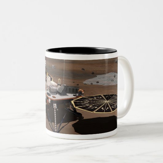 Phoenix Mars Lander 5 Zweifarbige Tasse (VorderseiteRechts)