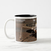 Phoenix Mars Lander 5 Zweifarbige Tasse (Links)