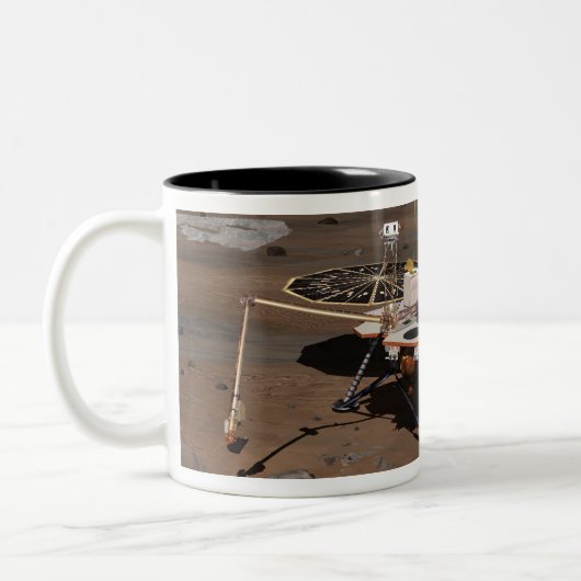 Phoenix Mars Lander 5 Zweifarbige Tasse (Links)