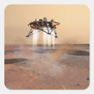 Phoenix Mars Lander Quadratischer Aufkleber