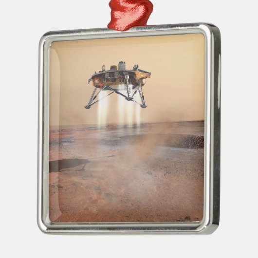 Phoenix Mars Lander Silbernes Ornament (Links)
