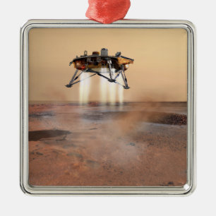 Phoenix-MarsLander Silbernes Ornament