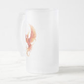 Phoenix Mattglas Bierglas (Vorderseite Links)