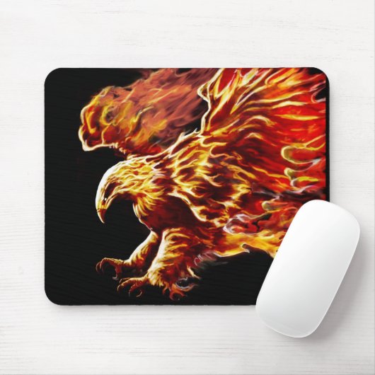 Phoenix-Mausunterlage Mousepad (Mit Mouse)