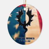 Phoenix-Mediziner Keramikornament (Links)