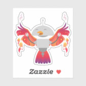 Phoenix Mia Sticker (Blatt)